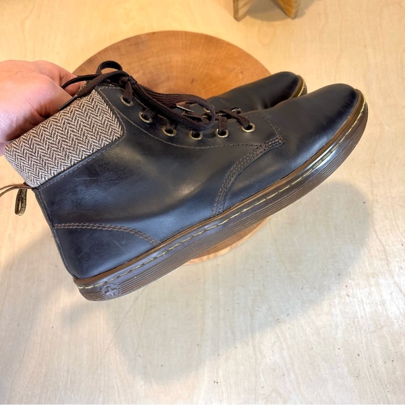 *Dr. Martens | Maelly Brown Boots with Herringbone Collar Size 10.5 - Picture 12 of 14